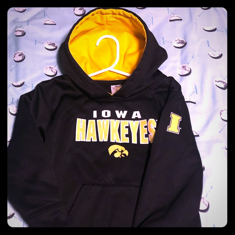 Iowa Hawkeyes Hoodie, Kids Size 6